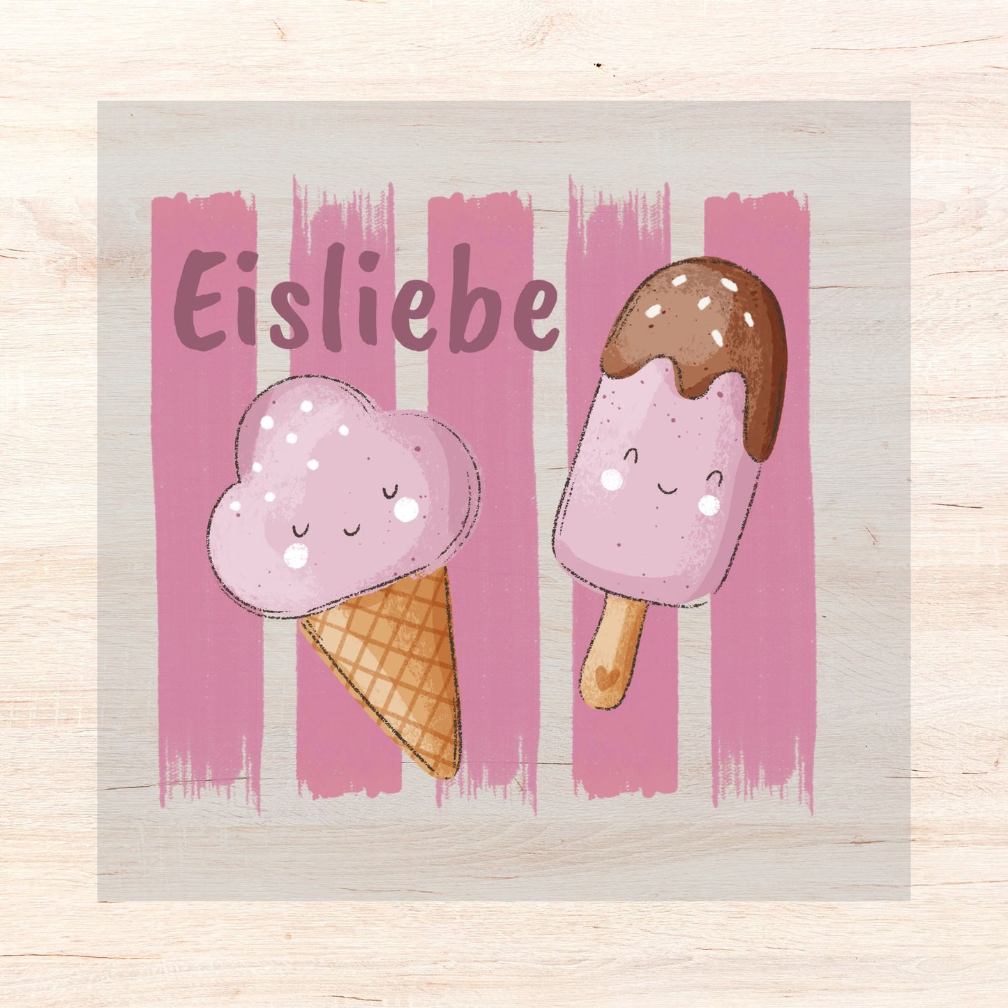 Bügelbild Eisliebe