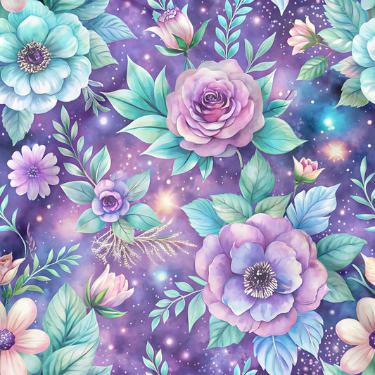 Evening flowers lila