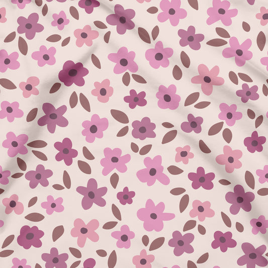 Dreamy Autumn Flowers beige