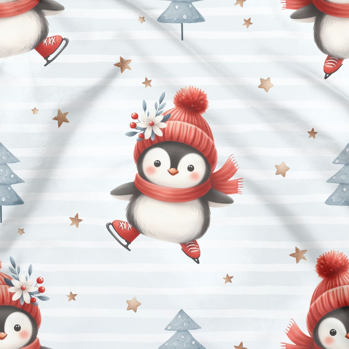 Schlittschuh Pinguin