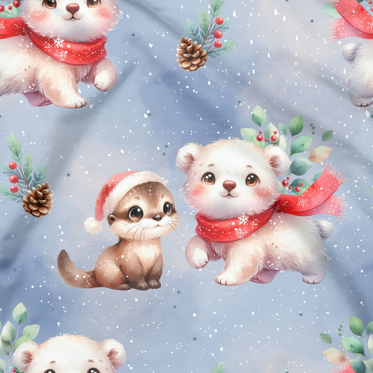 Eisbär und Otter