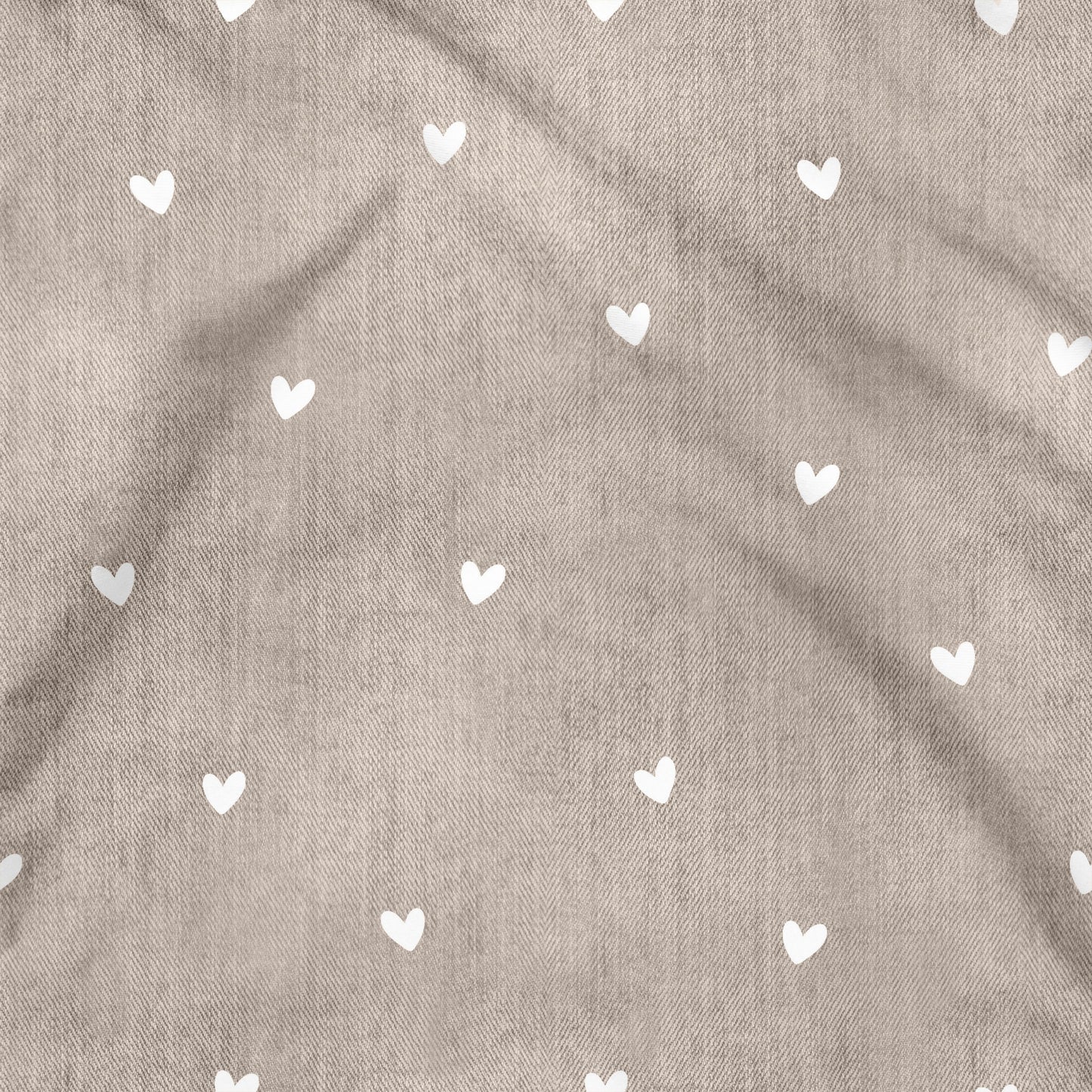 Denimlove Herzen beige