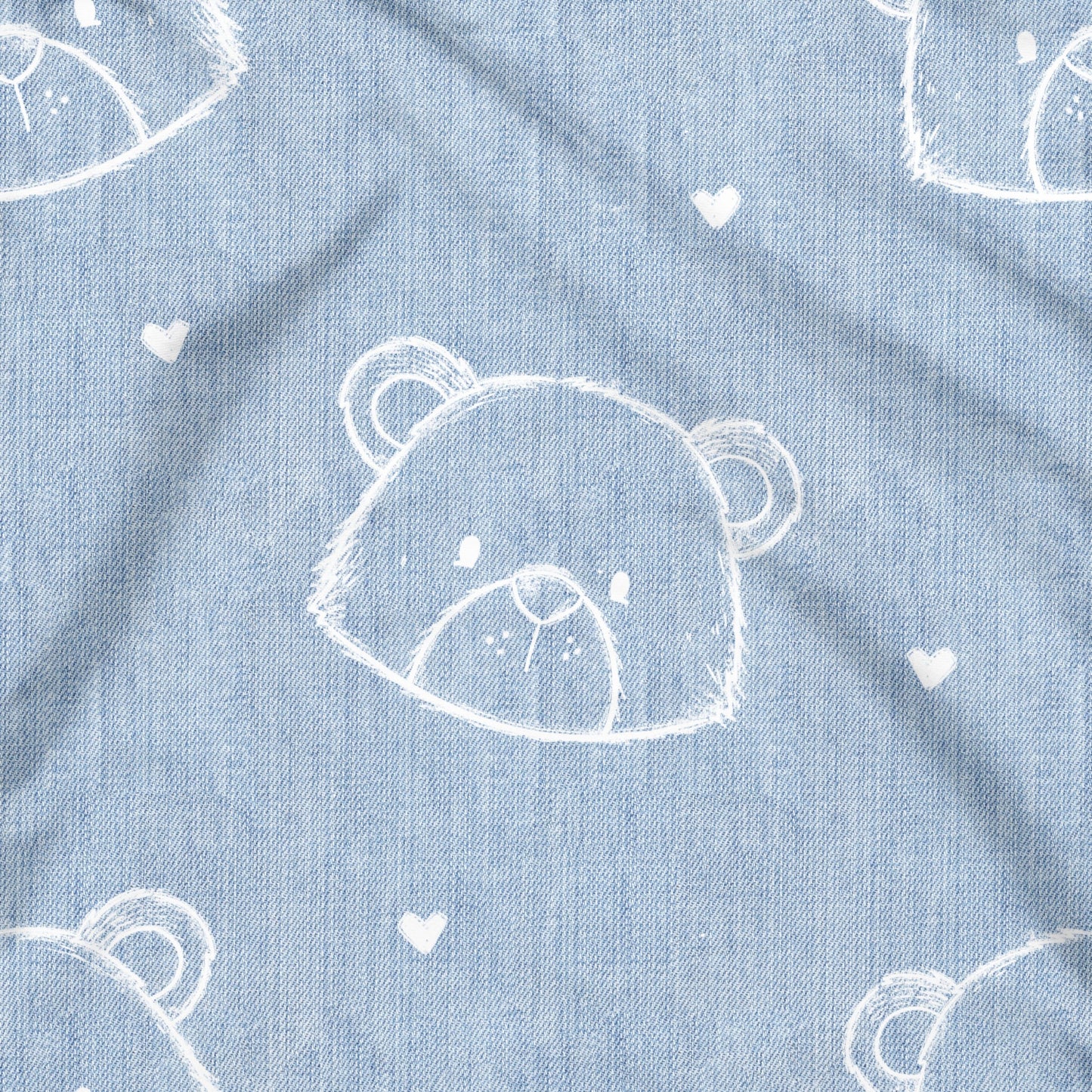 Denim Teddy Musselin