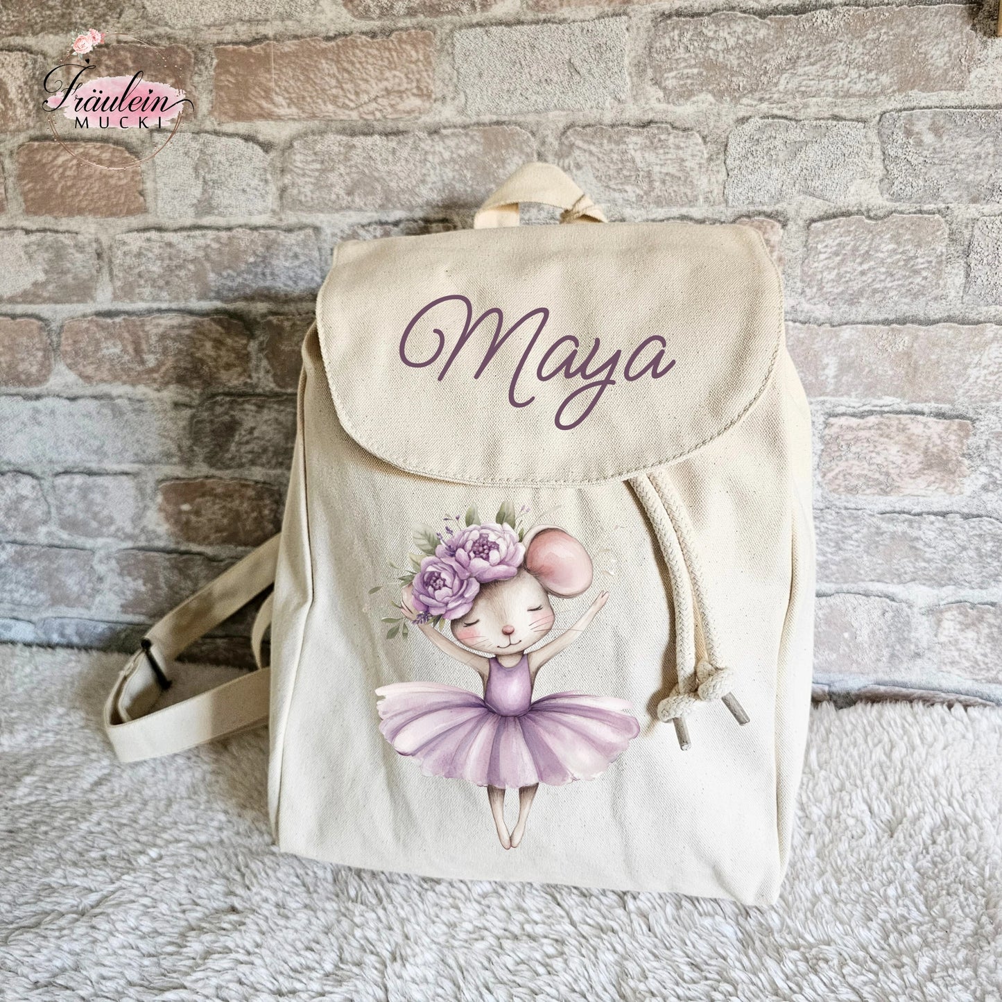 Rucksack Ballerinamaus