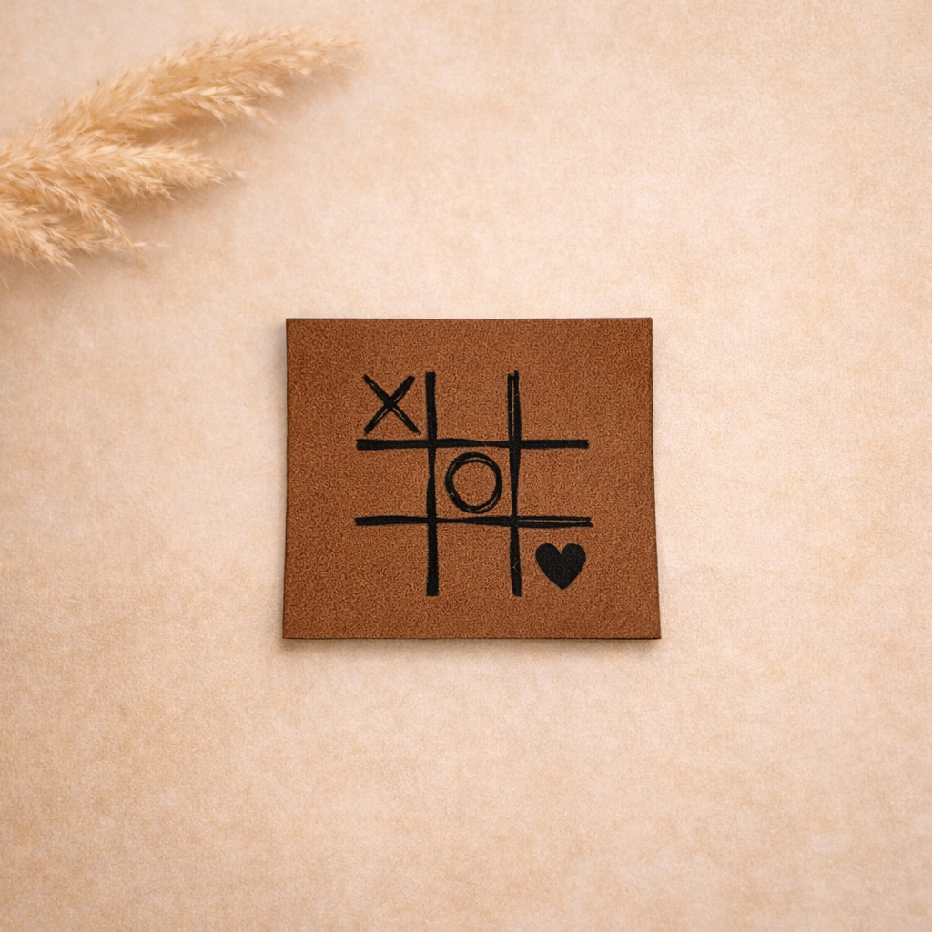 Kunstlederlabel Tik Tak Love