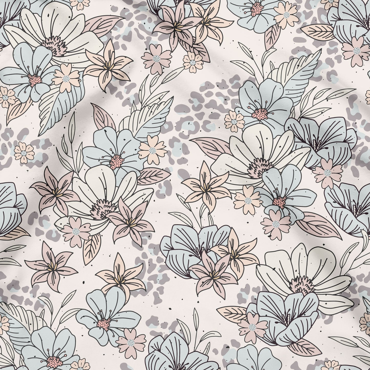 Leo Flowers beige