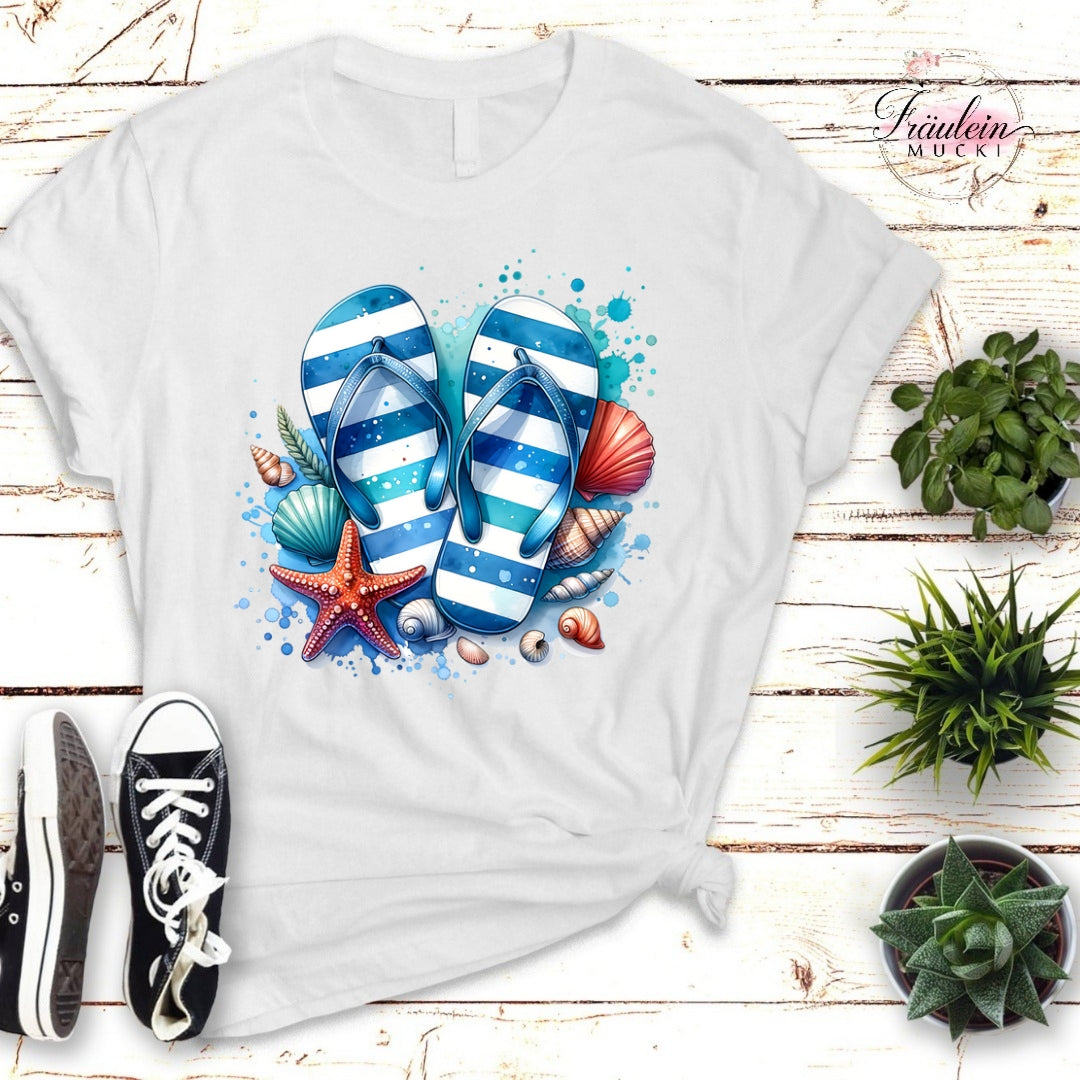 Bügelbild Flip Flops