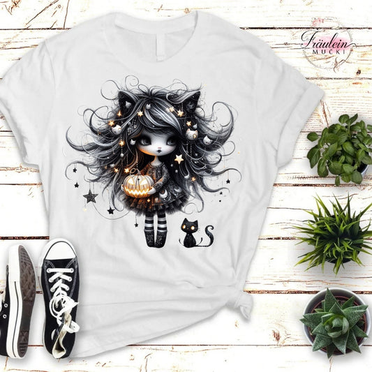 Bügelbild Halloween Catgirl