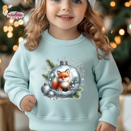 Bügelbild Weihnachtskugel