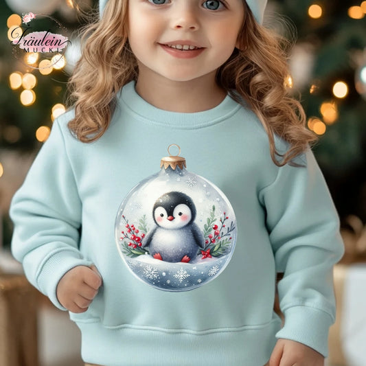 Bügelbild Weihnachtskugel