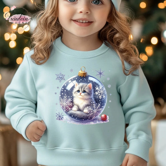 Bügelbild Weihnachtskugel