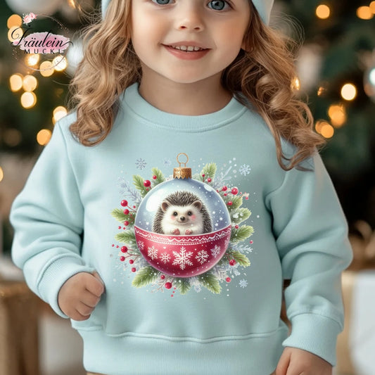 Bügelbild Weihnachtskugel