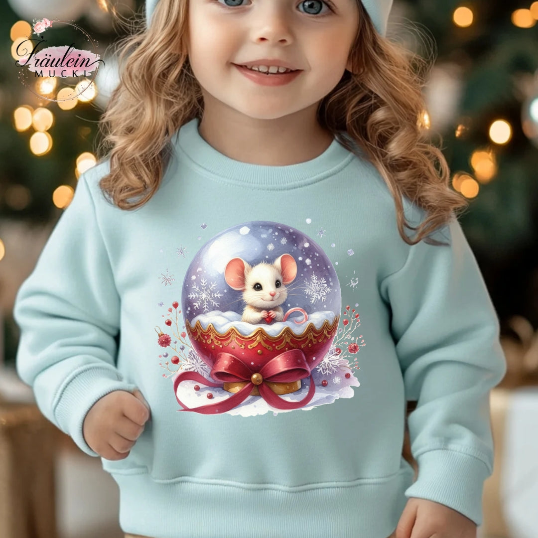 Bügelbild Weihnachtskugel