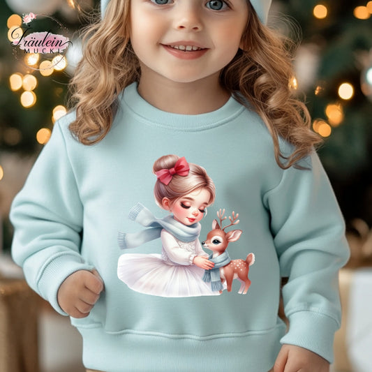 Bügelbild Winterballerina