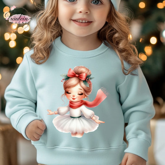 Bügelbild Winterballerina