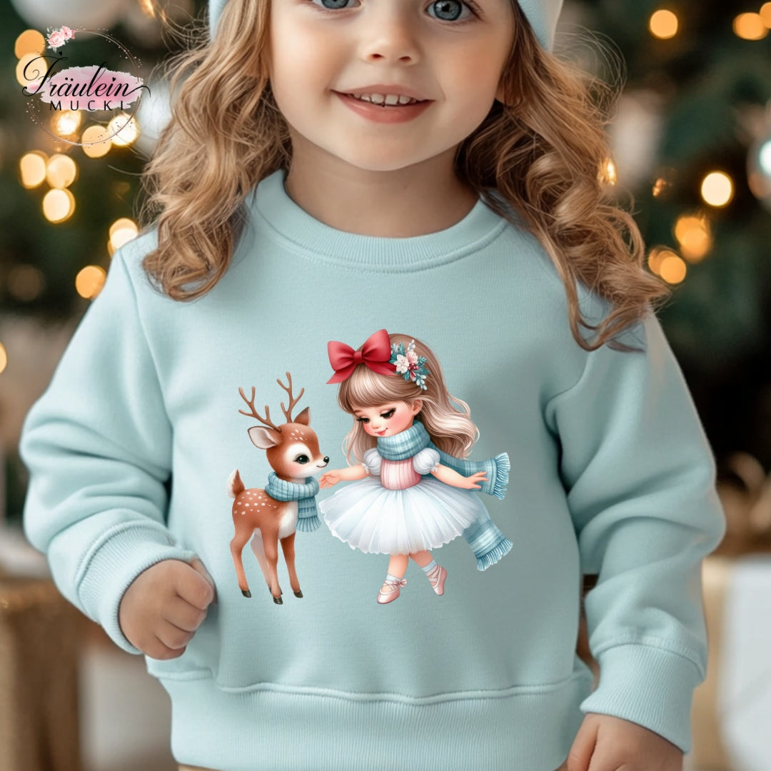 Bügelbild Winterballerina