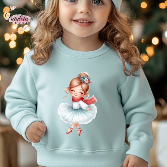 Bügelbild Winterballerina