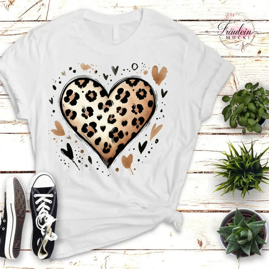 Bügelbild Leo Heart
