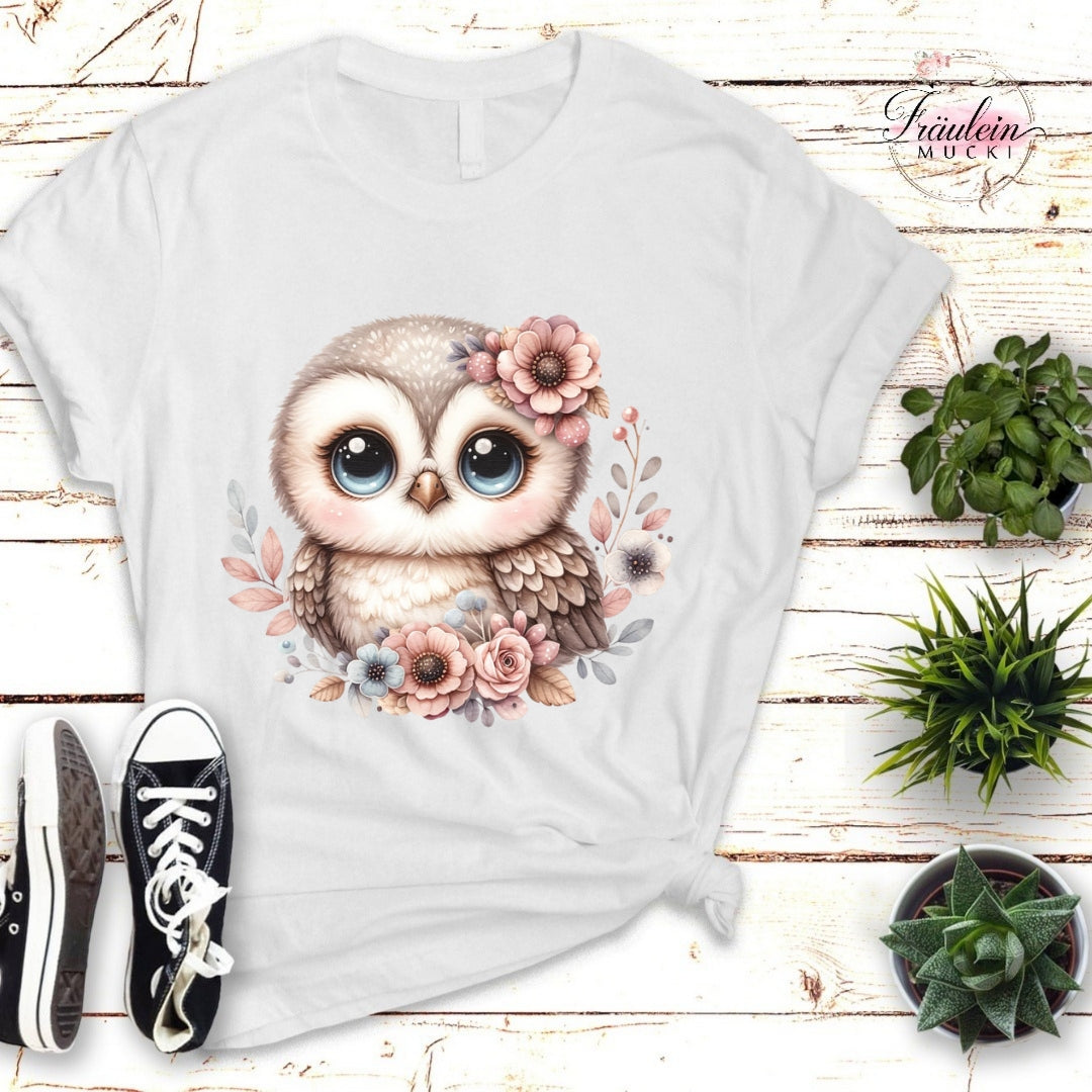 Bügelbild Boho Eule