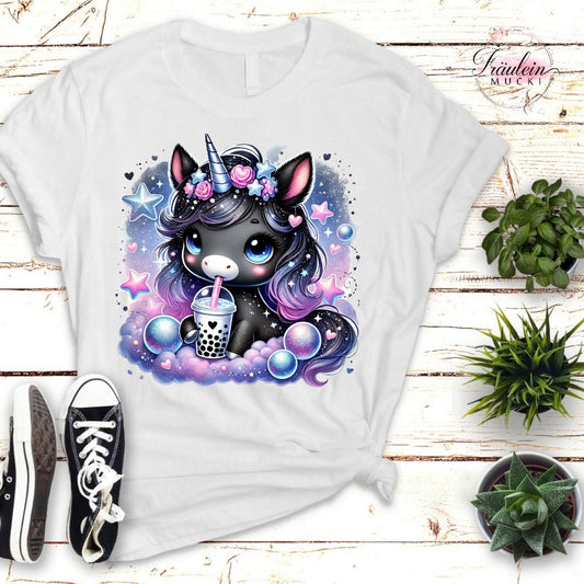 Bügelbild Bubble Tea Unicorn