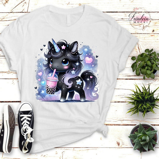 Bügelbild Bubble Tea Unicorn