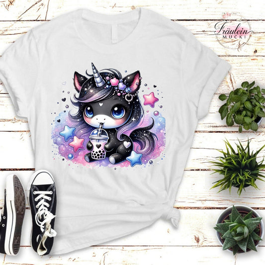 Bügelbild Bubble Tea Unicorn