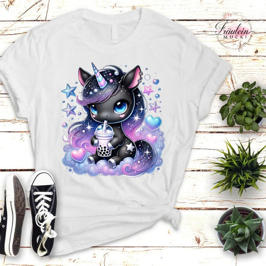 Bügelbild Bubble Tea Unicorn