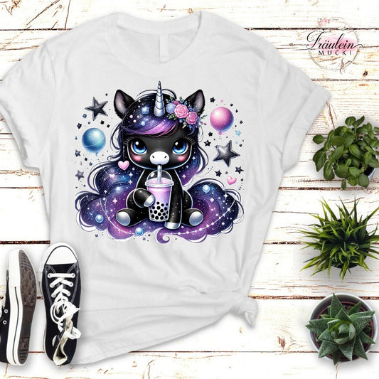 Bügelbild Bubble Tea Unicorn