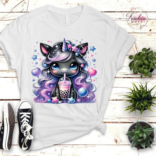Bügelbild Bubble Tea Unicorn