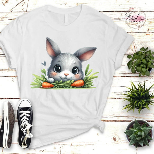 Bügelbild Hase mit Möhrchen