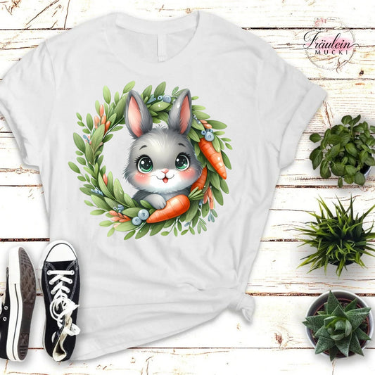 Bügelbild Hase mit Möhrchen
