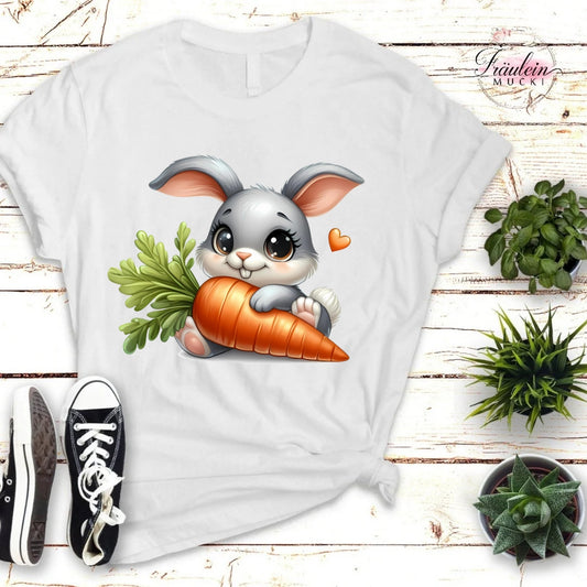 Bügelbild Hase mit Möhrchen