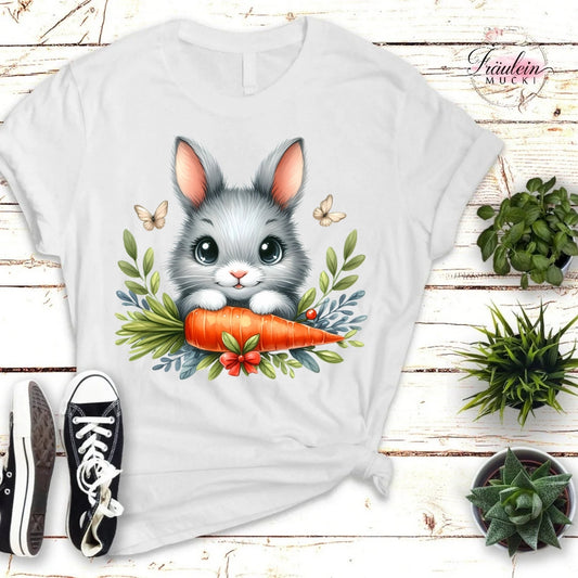 Bügelbild Hase mit Möhrchen