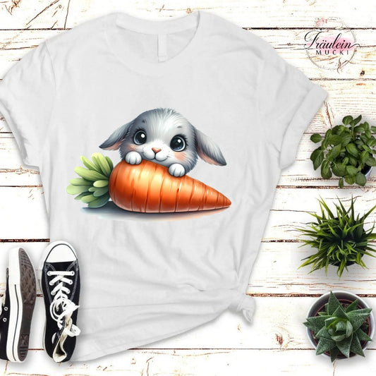 Bügelbild Hase mit Möhrchen