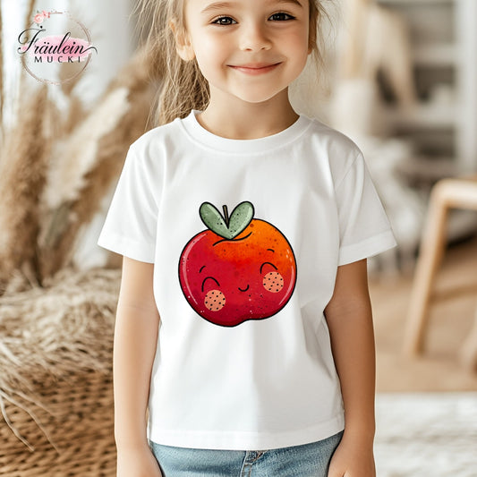 Bügelbild Happy Apple