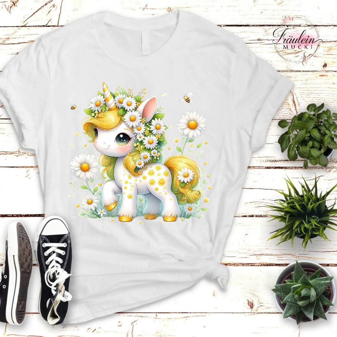 Bügelbild Daisy Unicorn