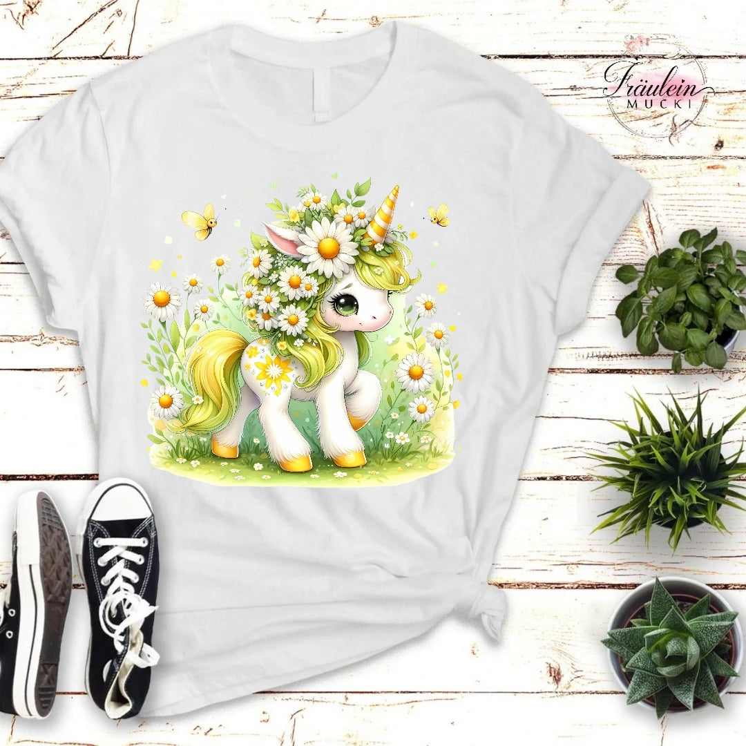 Bügelbild Daisy Unicorn