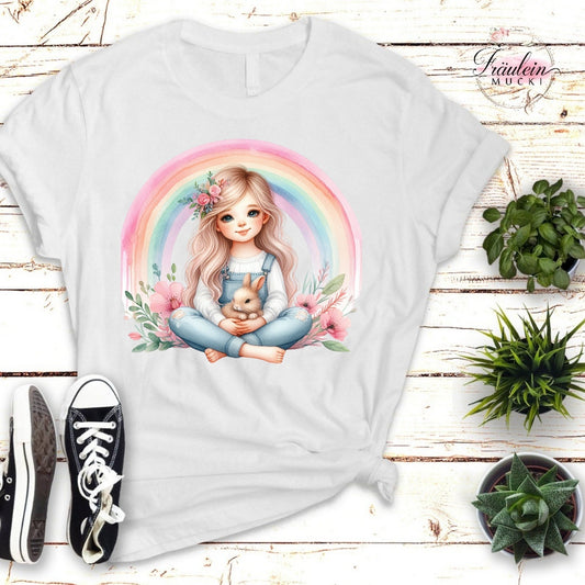 Bügelbild Rainbow Girl