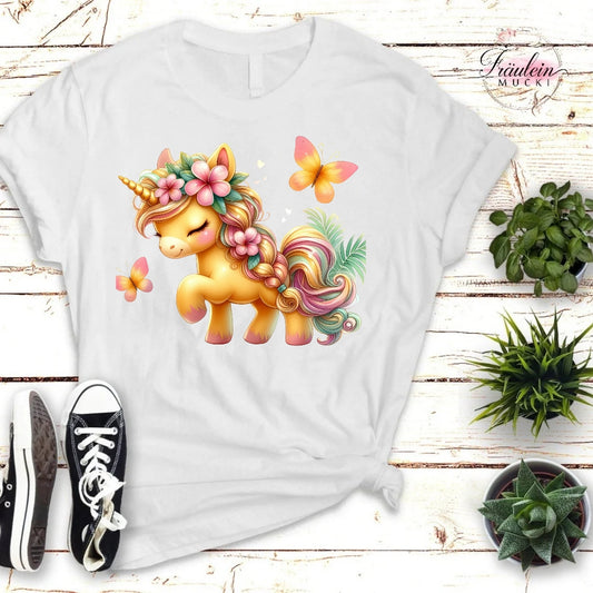 Bügelbild Hawaii Einhorn