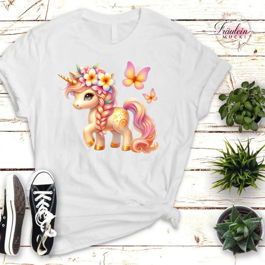 Bügelbild Hawaii Einhorn