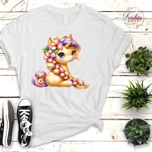 Bügelbild Hawaii Einhorn
