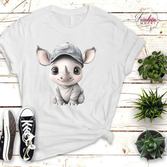 Bügelbild Baby Rhino