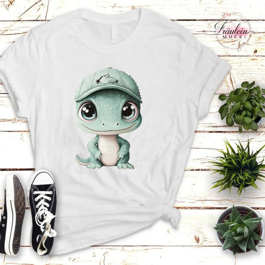 Bügelbild Baby Kroko