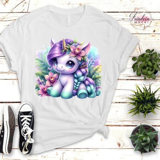 Bügelbild purple Unicorn