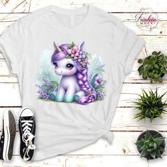 Bügelbild purple Unicorn