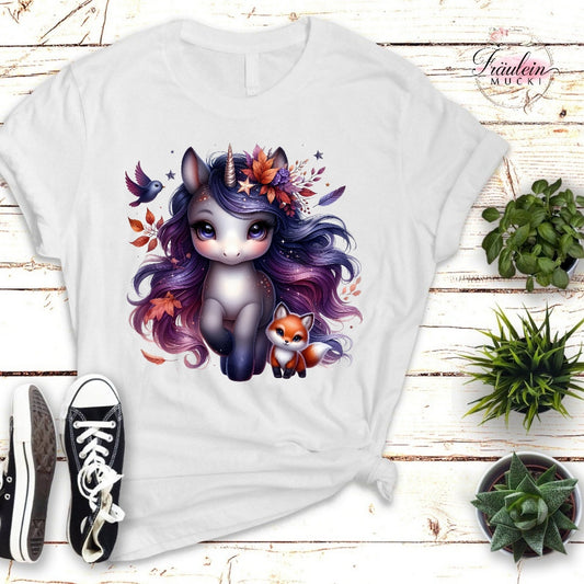 Bügelbild Foxy Unicorn