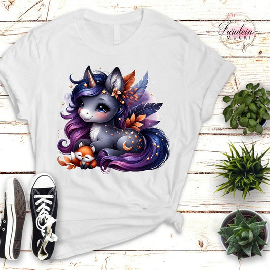 Bügelbild Foxy Unicorn