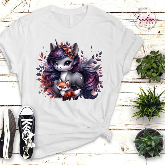 Bügelbild Foxy Unicorn