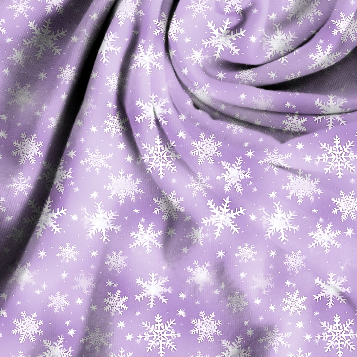 Schneeflocken blau lila