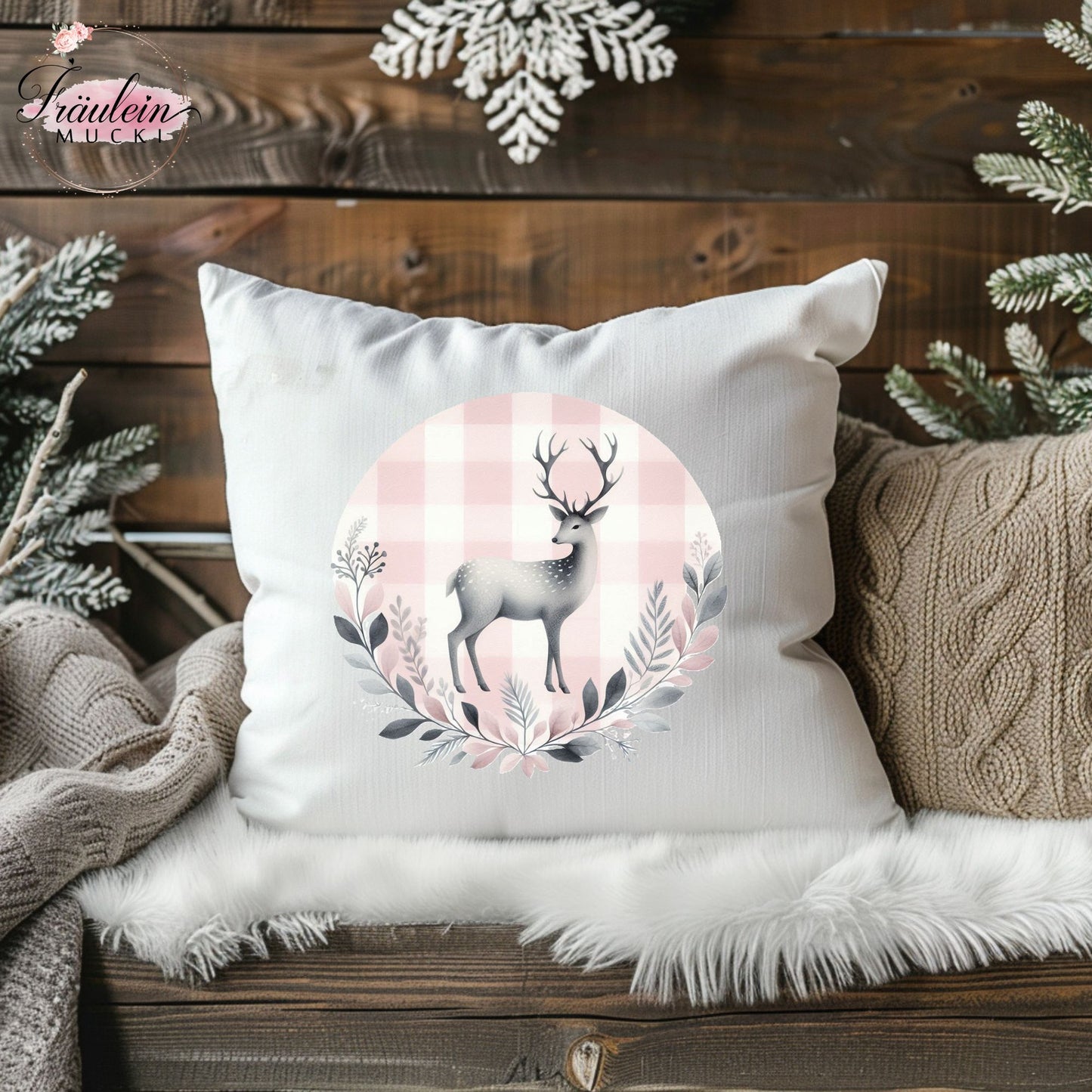 Bügelbild Hirsch